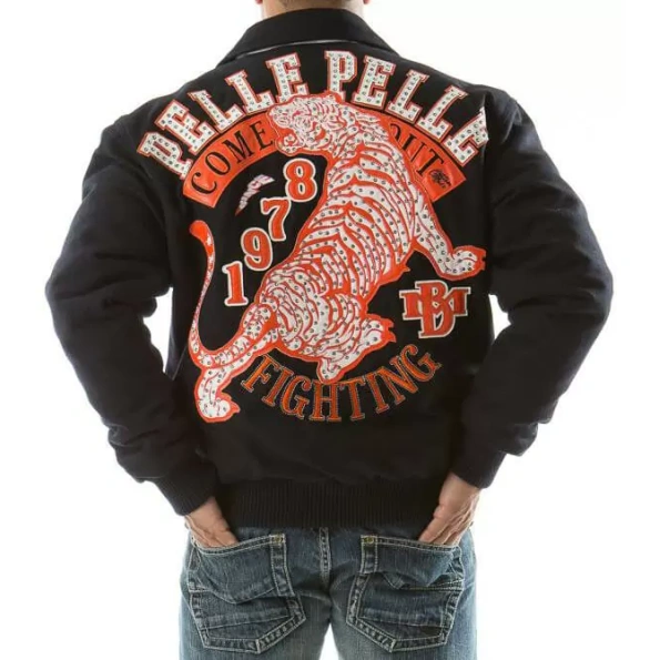 Bold Pelle Pelle Out Fighting Tiger Jacket