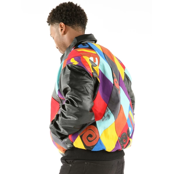 PELLE PELLE BLACK RETRO LEATHER JACKET view 2