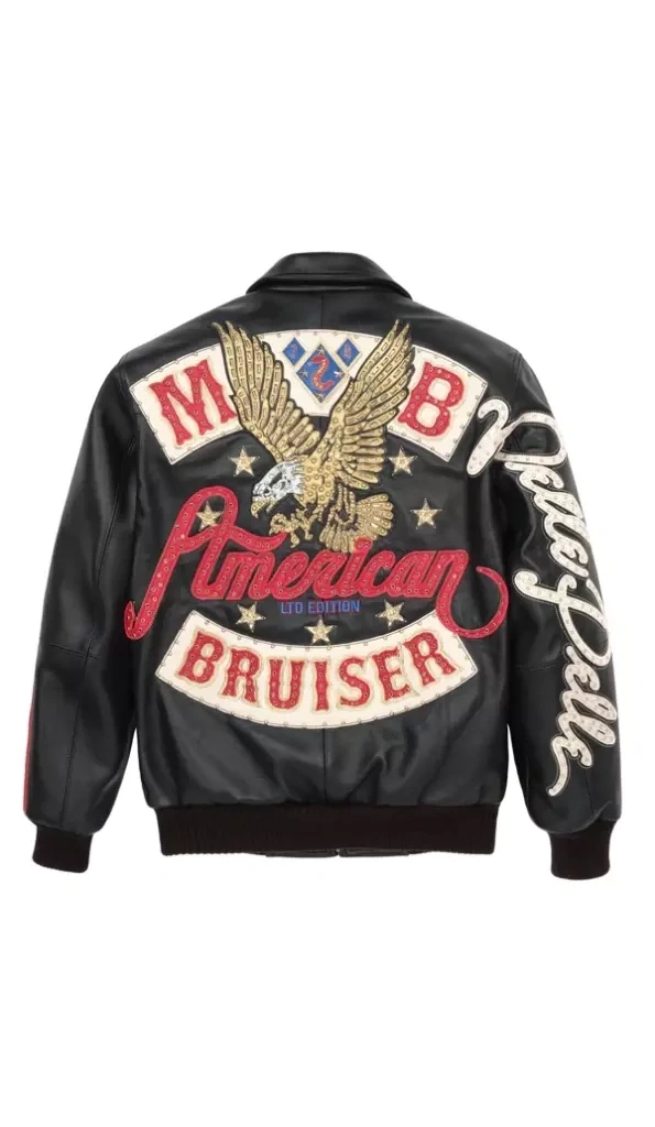 Authentic Pelle Pelle American Bruiser Black Leather Jacket