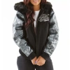 Pelle Pelle Black Hood Wool Jacket