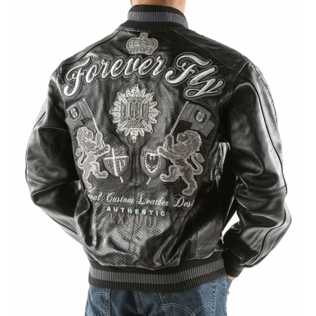 Bold Pelle Pelle Black Forever Fly Leather Jacket