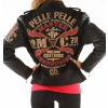 Bold Pelle Pelle Black MC Varsity Jacket