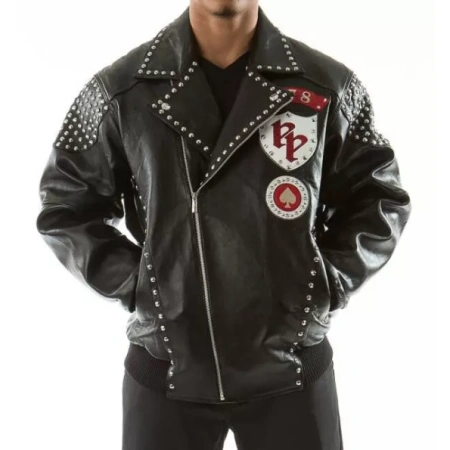Pelle Pelle Rebel Studded leather Jacket view 2