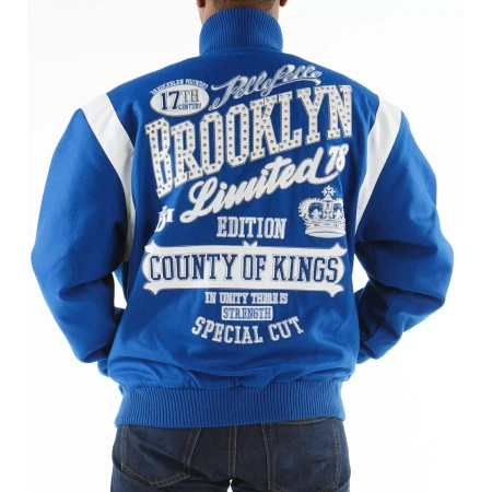 Bold Pelle Pelle Blue Brooklyn Special Cut Jacket