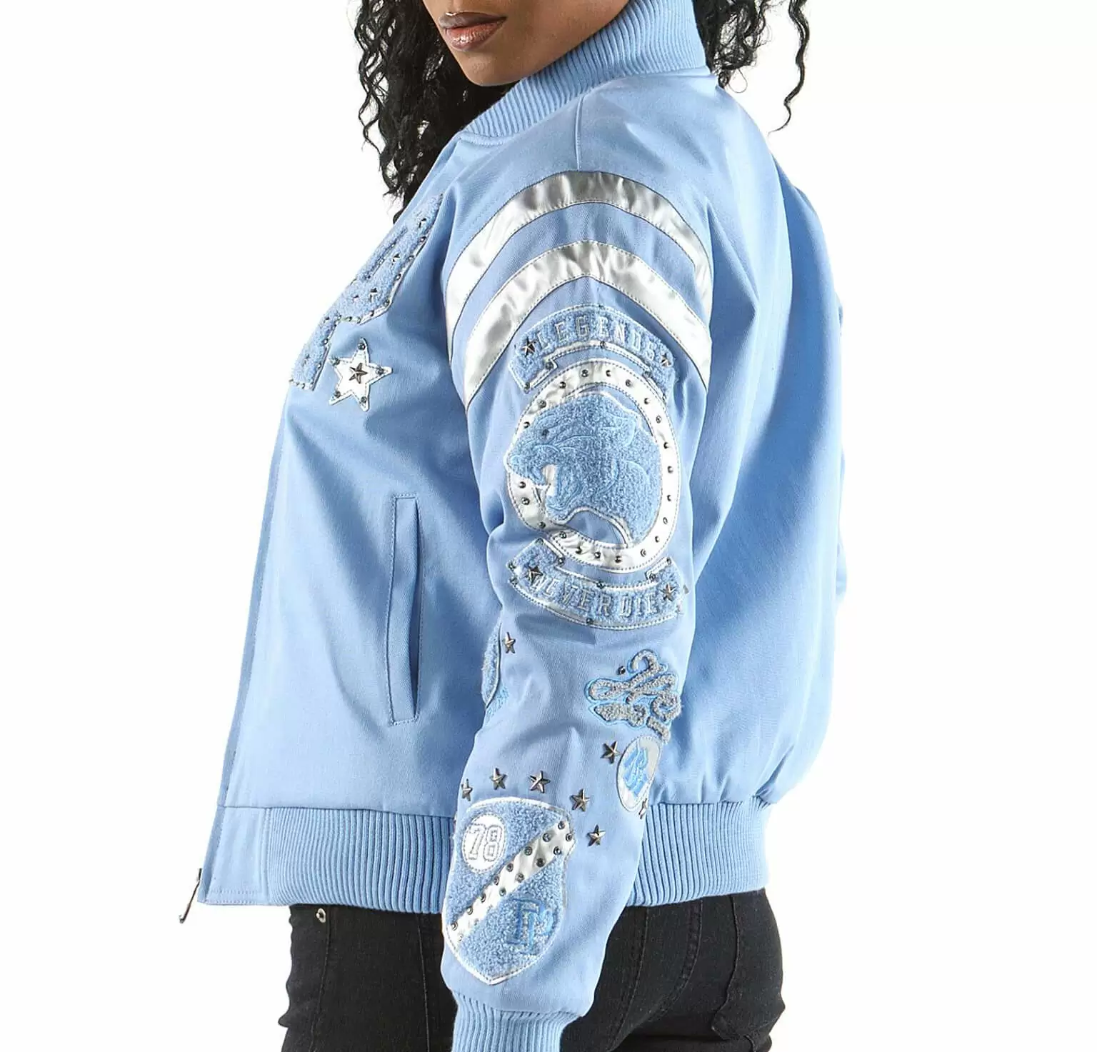 Pelle Pelle Blue Patches Jacket view 2