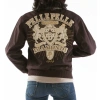 Bold Pelle Pelle Brown Diamonds Queen Jacket