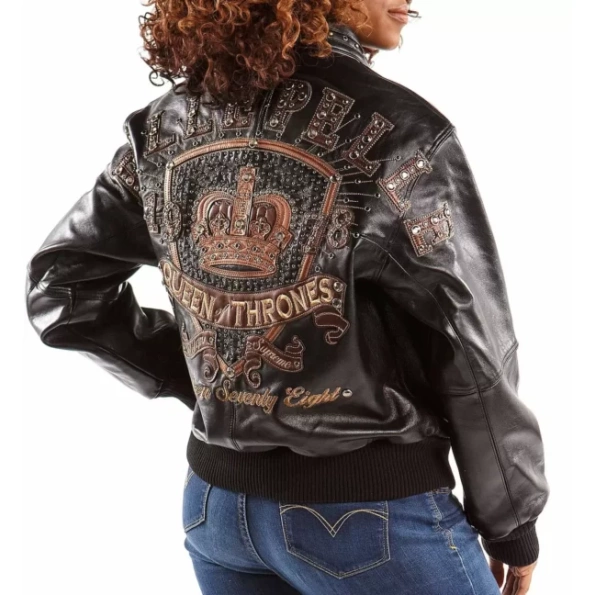 Pelle Pelle Brown Thrones Queen Jacket