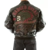 Bold Pelle Pelle Brown Badged Royal Jacket