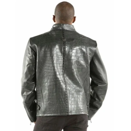 PELLE PELLE CROCODILE GREY JACKET WONDERFUL view 2