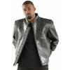 PELLE PELLE CROCODILE GREY JACKET WONDERFUL