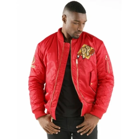 PELLE PELLE RED JACKET IMPRESSIVE