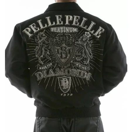 Bold Pelle Pelle Diamonds Black King Jacket