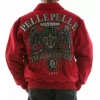 Bold Pelle Pelle Diamonds Red King Wool Jacket