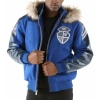 Pelle Pelle Dynasty Blue Fur Hood