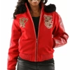 Pelle Pelle Red Wool Leather Jacket