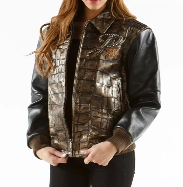 Great Brown Pelle Pelle Leather Jacket view 2