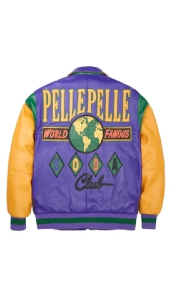 Purple Pelle Pelle World Famous Jacket