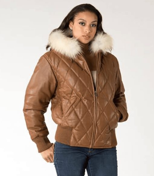 Pelle Pelle Quilted Brown Leather Jacket