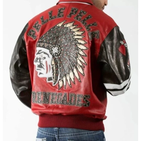 Pelle Pelle Chief Keef 1978 Leather Jacket | Red Jacket view 2