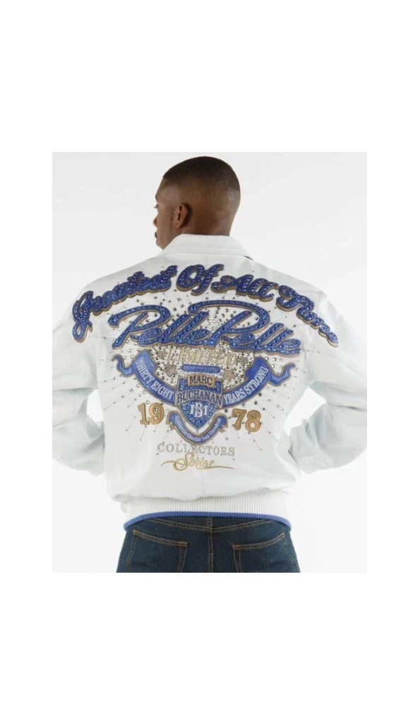 MARC BUCHANAN WHITE PELLE PELLE JACKET