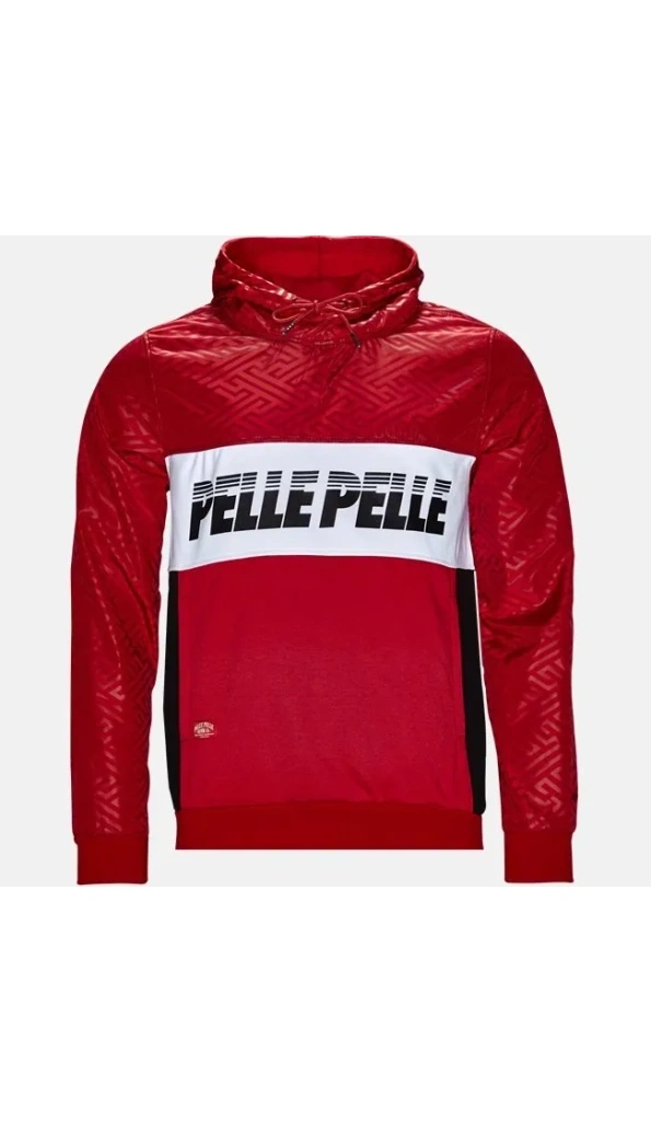 Bold Pelle Pelle Mens Red Hoodie