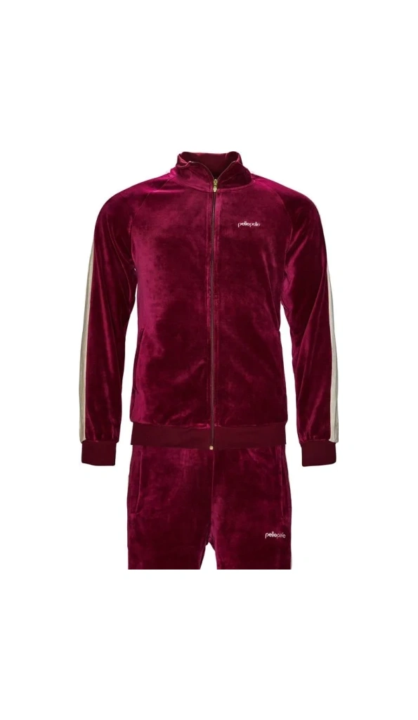 Bold Pelle Pelle Red Velvet Tracksuit