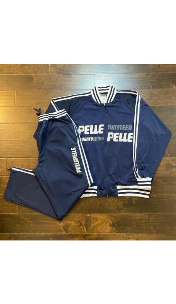 Pelle Pelle Navy Blue Varisty Tracksuit | Men & Women