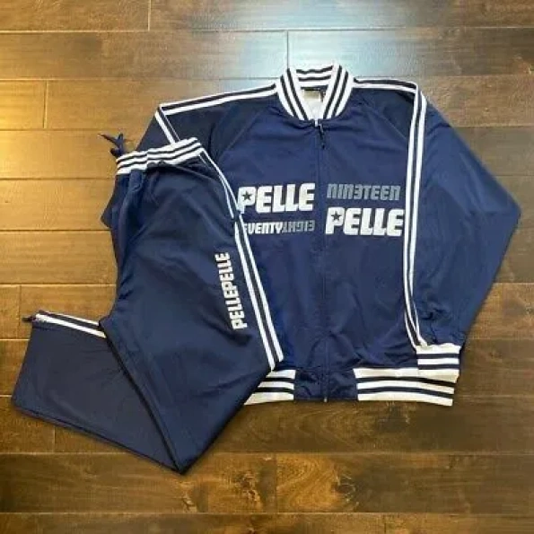 Pelle Pelle Navy Blue Varisty Tracksuit | Men & Women
