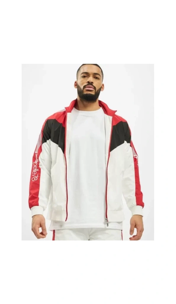 PELLE PELLE RED AND WHITE TRACKSUIT