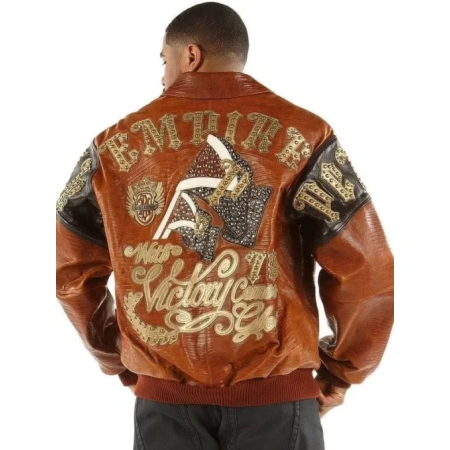 Pelle Pelle Brown Empire MB Leather Jacket | Men Jacket view 2
