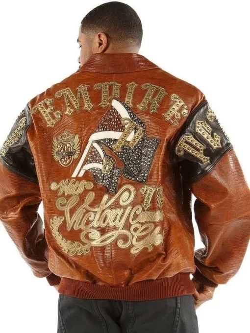 Pelle Pelle Brown Empire MB Leather Jacket | Men Jacket view 2