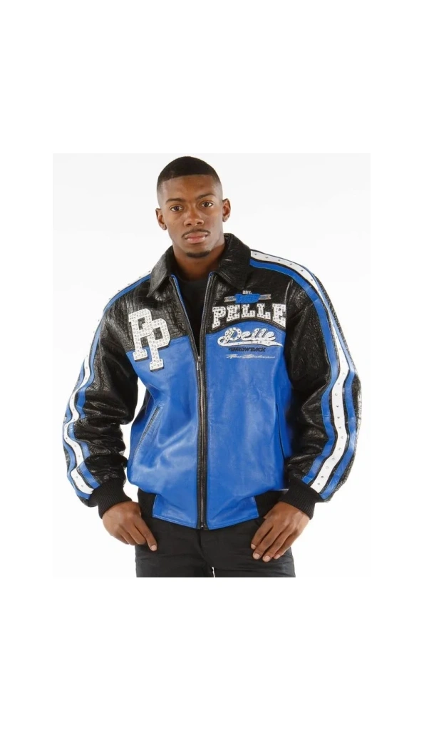 Pelle Pelle Famous Blue Leather Jacket