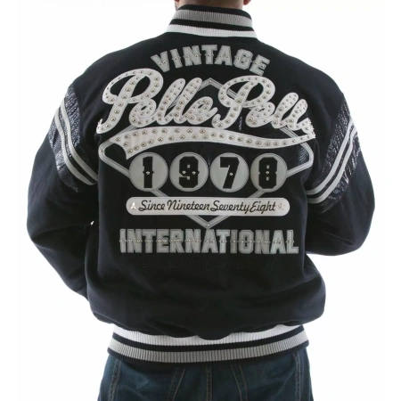 Pelle Pelle Navy Wool Jacket