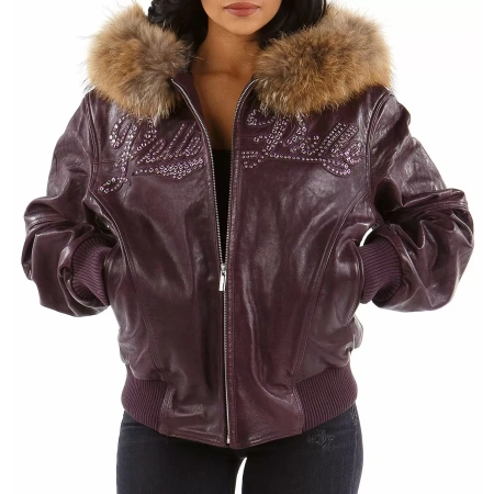 Pelle Pelle Purple Hood Jacket