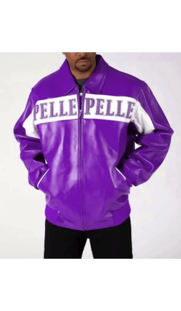 Pelle Pelle Purple Vintage Leather Jacket | Men Jacket