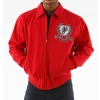 Pelle Pelle Red Studded Wool Jacket