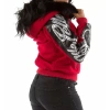 Exclusive Pelle Pelle Red Black Wool Jacket