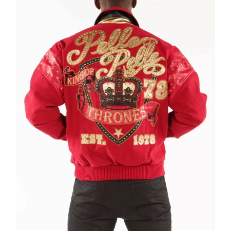 Pelle Pelle Red King 1978 Wool Jacket