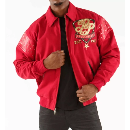 Pelle Pelle Red King 1978 Wool Jacket view 2