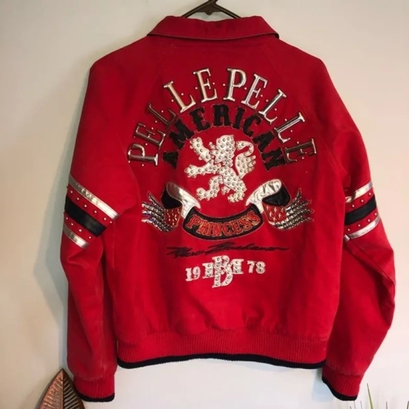 PELLE PELLE MENS RED JACKET