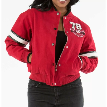 Bold Pelle Pelle Red Superior Wool Jacket view 2