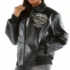Pelle Pelle White Black Leather Jacket