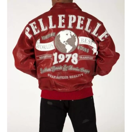 PELLE PELLE WORLD RED JACKET