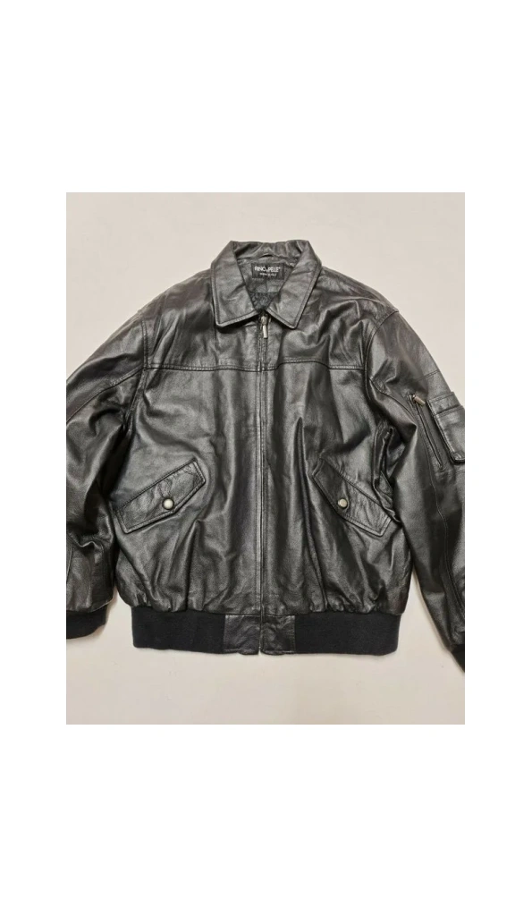 PELLE PELLE BLACK SHINY JACKET