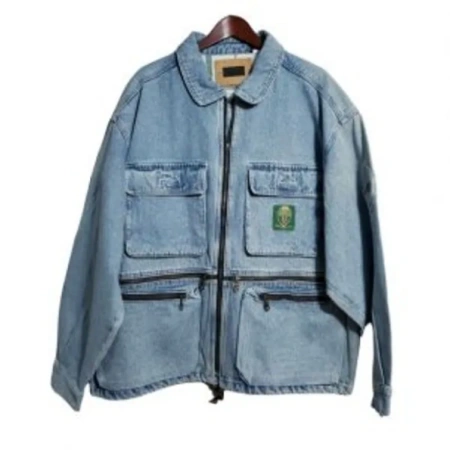 Exclusive Pelle Pelle Vintage Denim Light Blue Jacket
