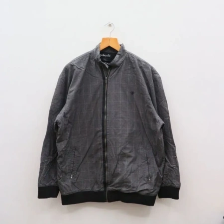 Exclusive Pelle Pelle Vintage Gray Windbreaker Jacket