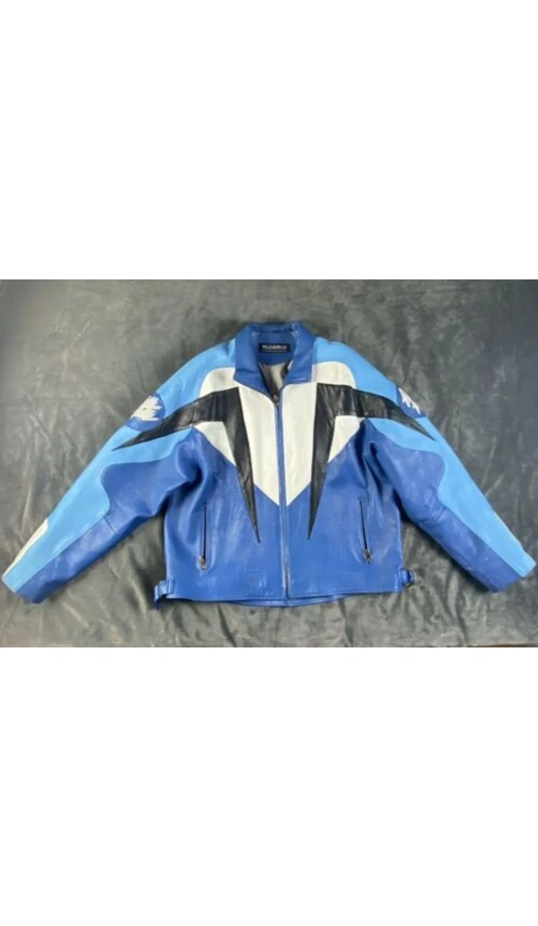 Pelle Pelle Motorbike Leather Blue Jacket | Men & Women