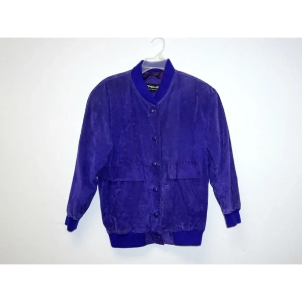 PELLE PELLE BOMBER PURPLE JACKET