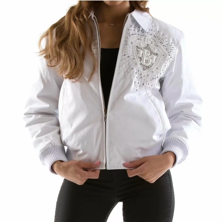 Bold Pelle Pelle White Diamonds Queen Jacket view 2