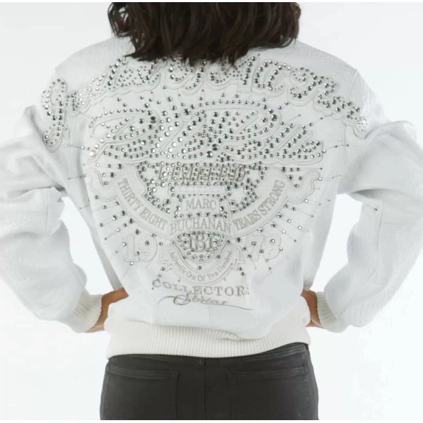 Pelle Pelle White Greatest Leather Jacket